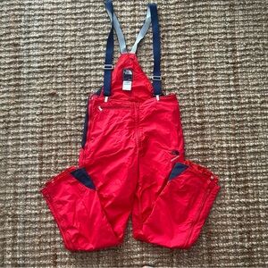 Vintage The North Face Extreme Gore-Tex Bibs – Red/Navy – Medium – Made in USA